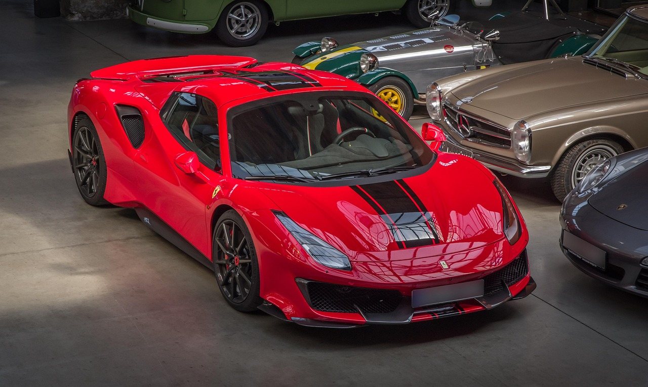 Premium car in the RCK Cars showroom